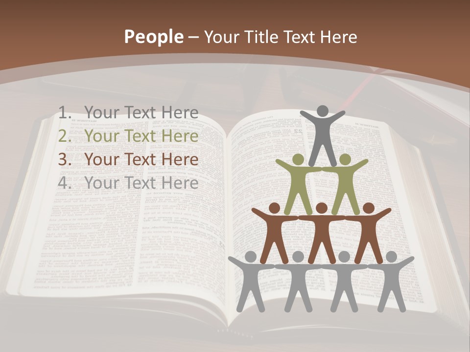 One Christian Wood PowerPoint Template