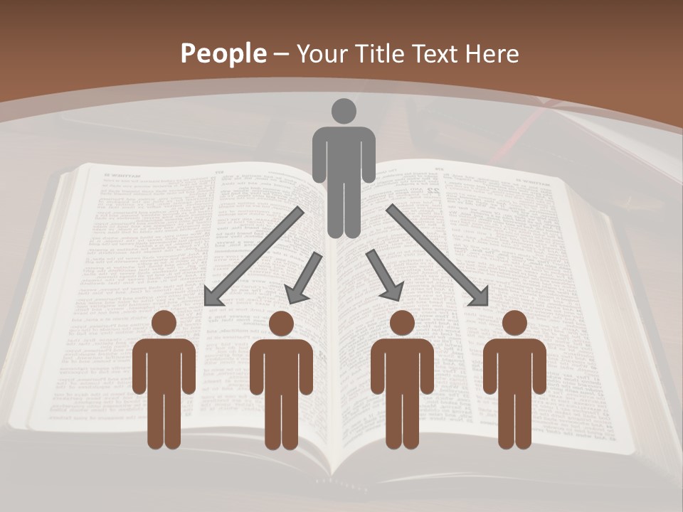 One Christian Wood PowerPoint Template