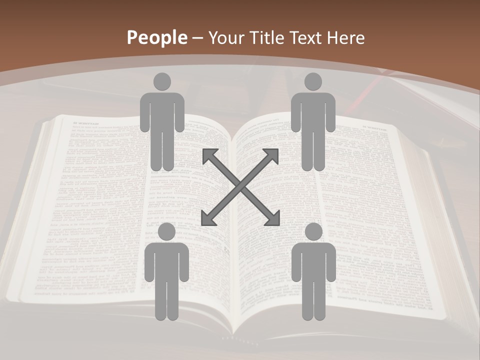 One Christian Wood PowerPoint Template