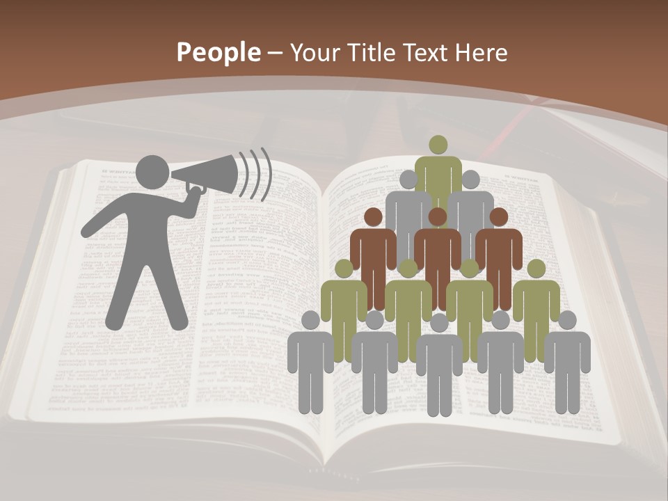 One Christian Wood PowerPoint Template