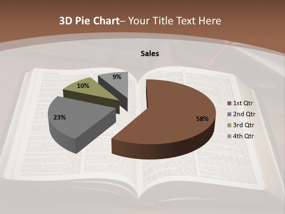 One Christian Wood PowerPoint Template