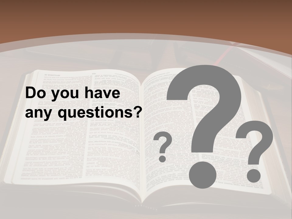 One Christian Wood PowerPoint Template