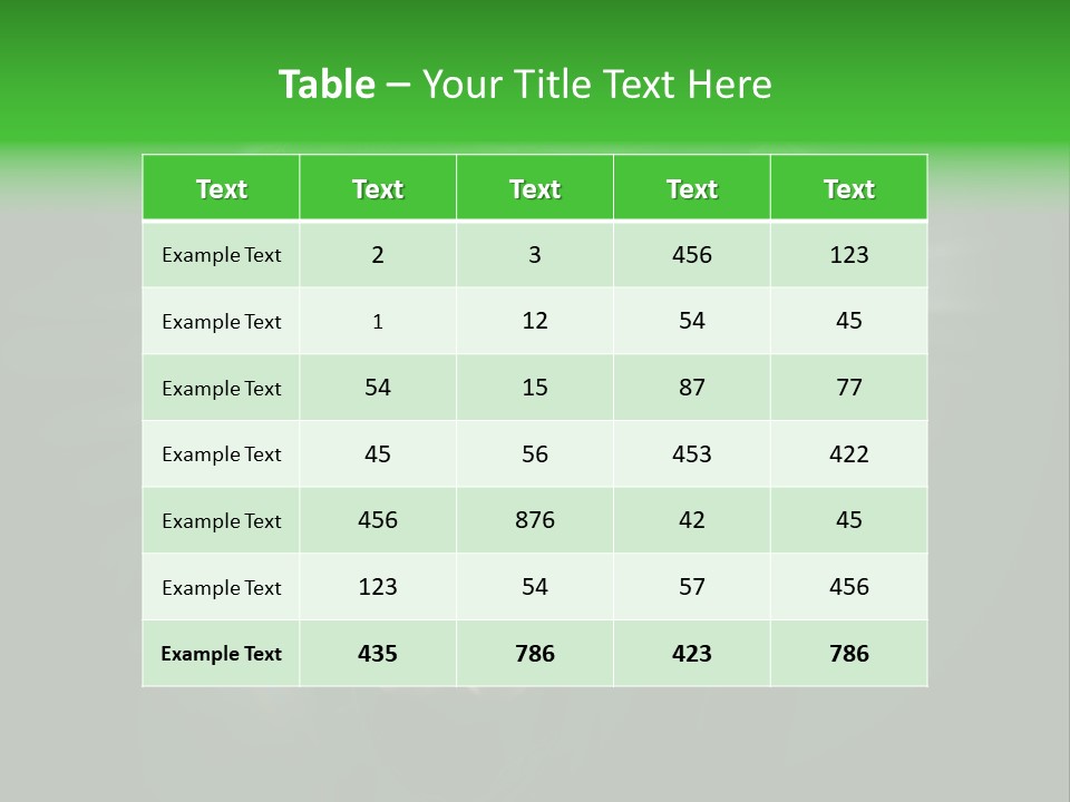 Shine Environment Friendly PowerPoint Template