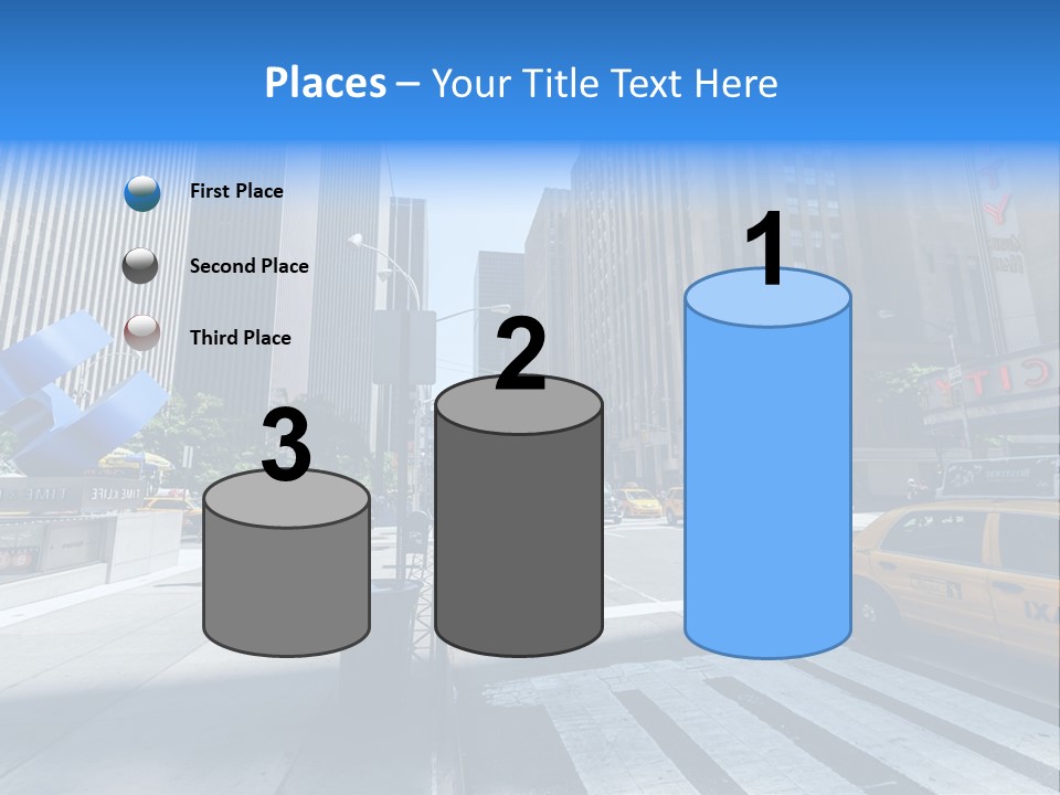 Downtown Timelife New York City PowerPoint Template