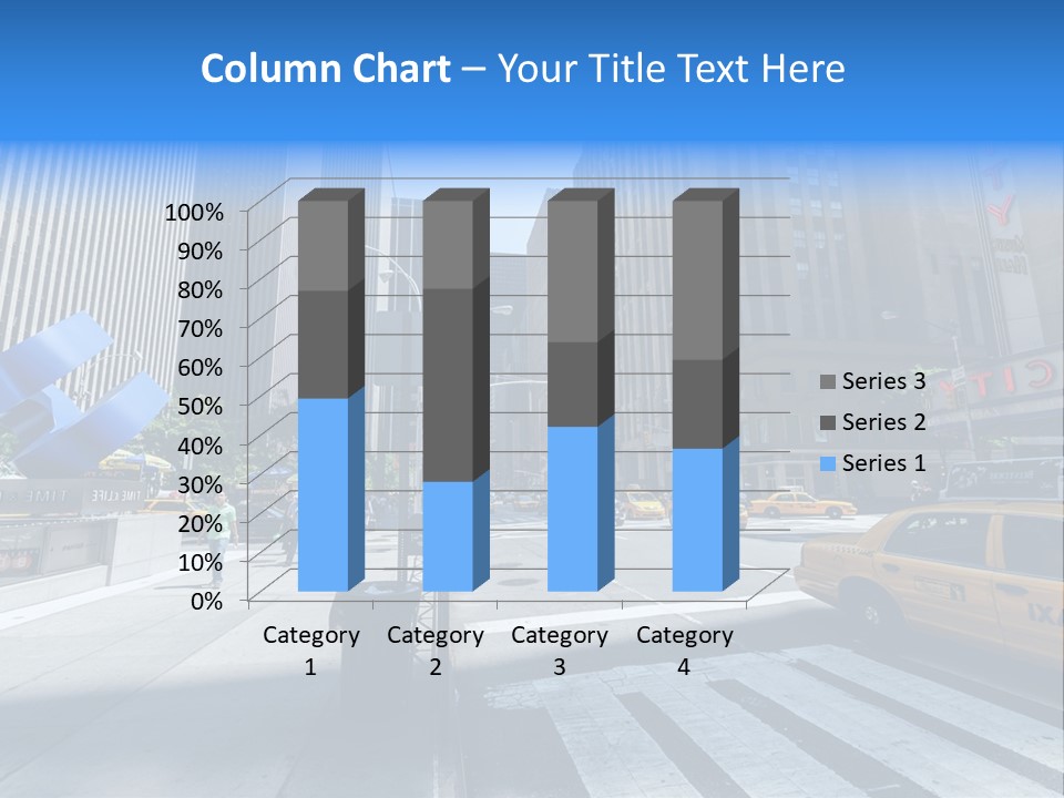 Downtown Timelife New York City PowerPoint Template