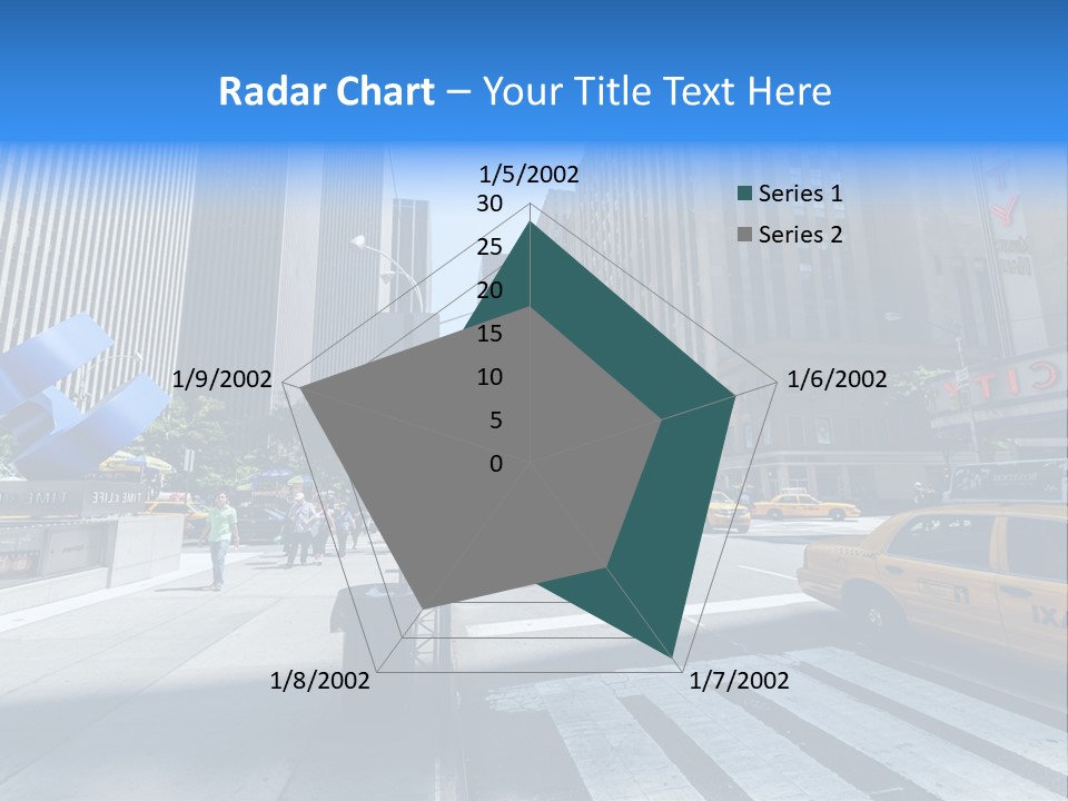 Downtown Timelife New York City PowerPoint Template