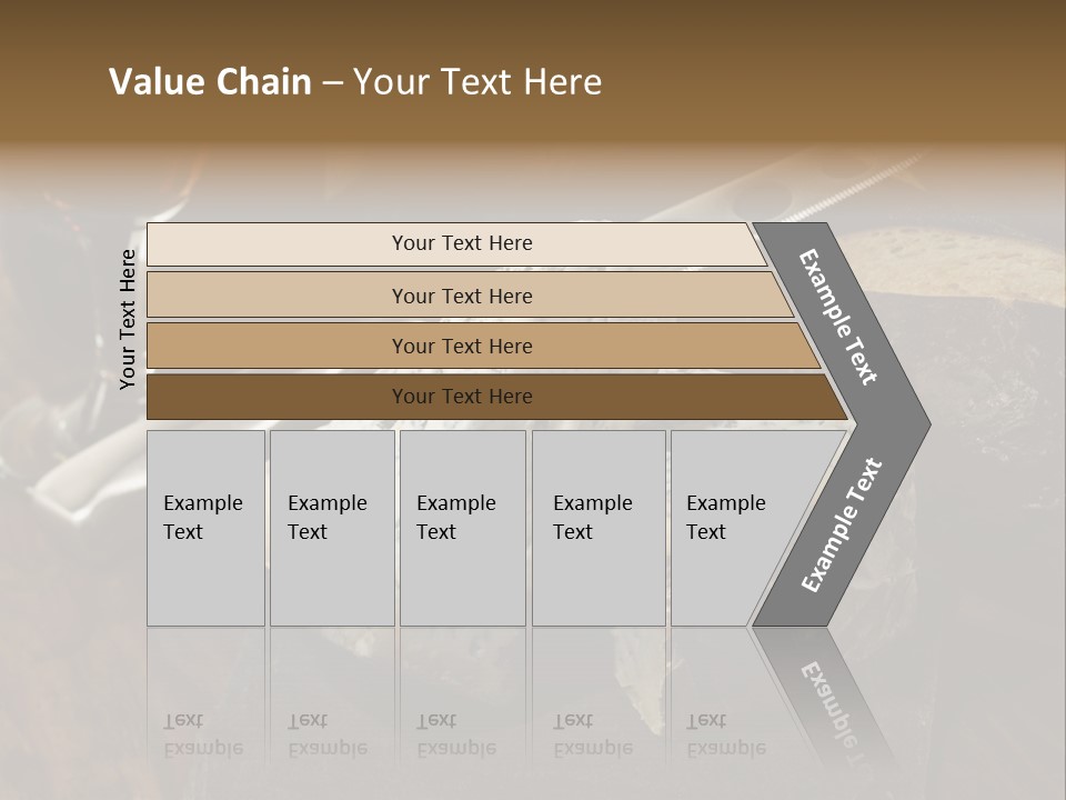 Stone Appetizer Knife PowerPoint Template