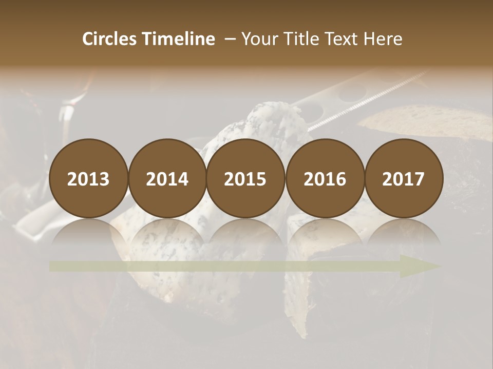 Stone Appetizer Knife PowerPoint Template