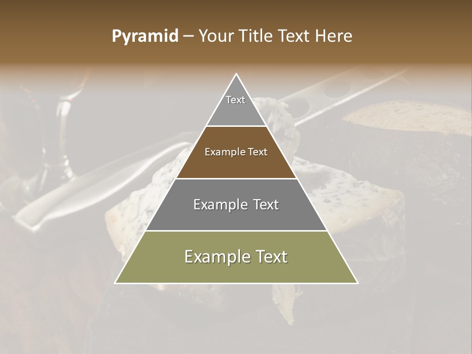 Stone Appetizer Knife PowerPoint Template