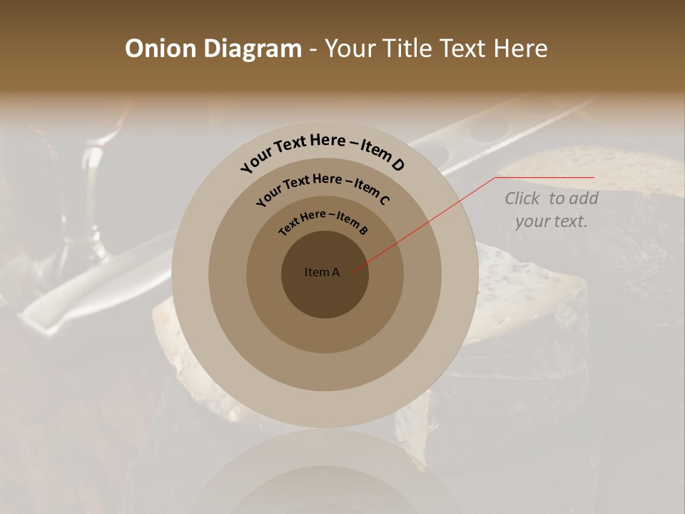 Stone Appetizer Knife PowerPoint Template