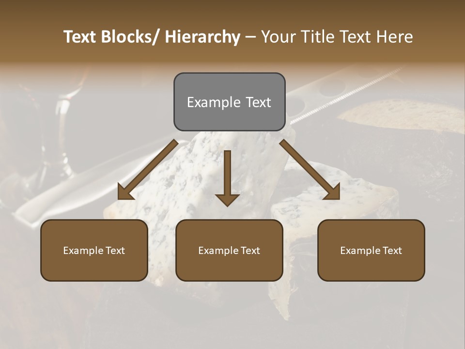 Stone Appetizer Knife PowerPoint Template