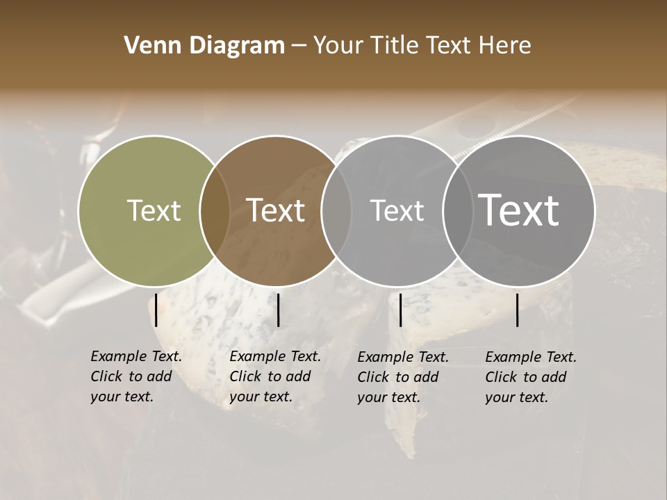 Stone Appetizer Knife PowerPoint Template