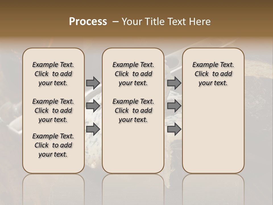 Stone Appetizer Knife PowerPoint Template
