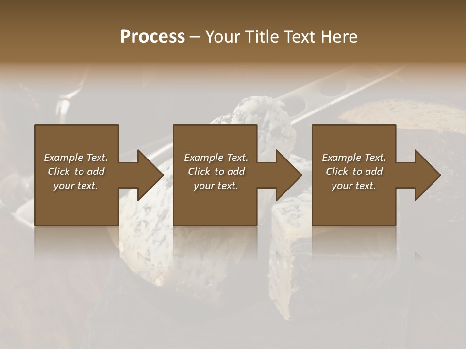 Stone Appetizer Knife PowerPoint Template
