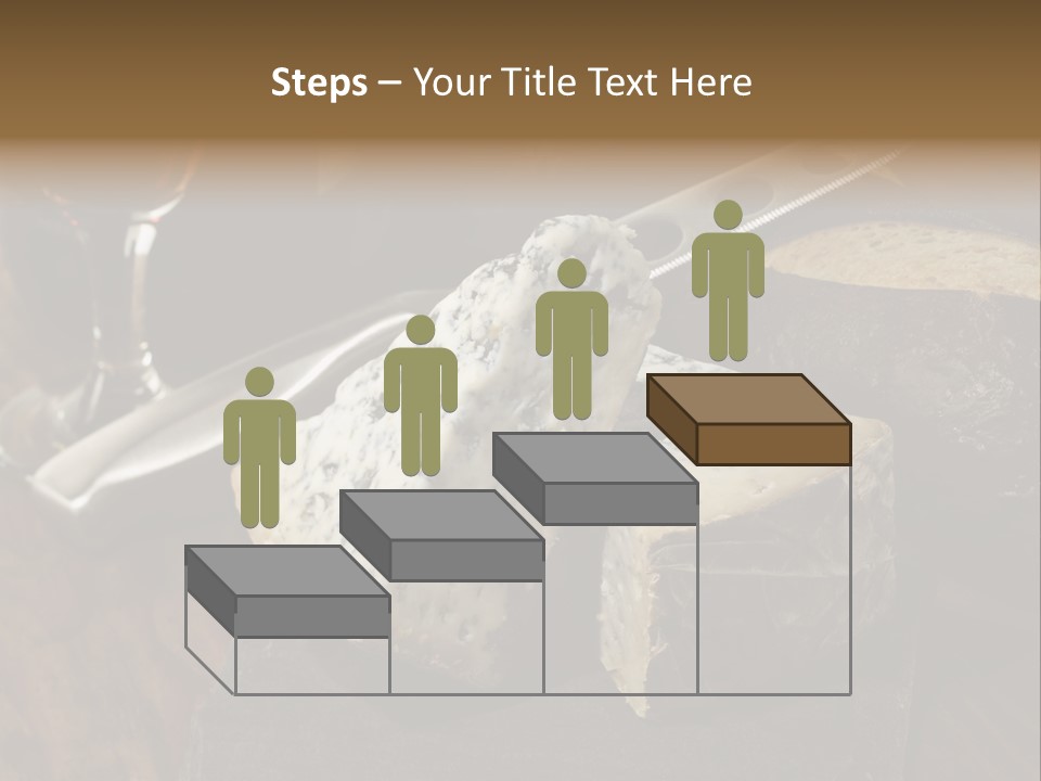 Stone Appetizer Knife PowerPoint Template