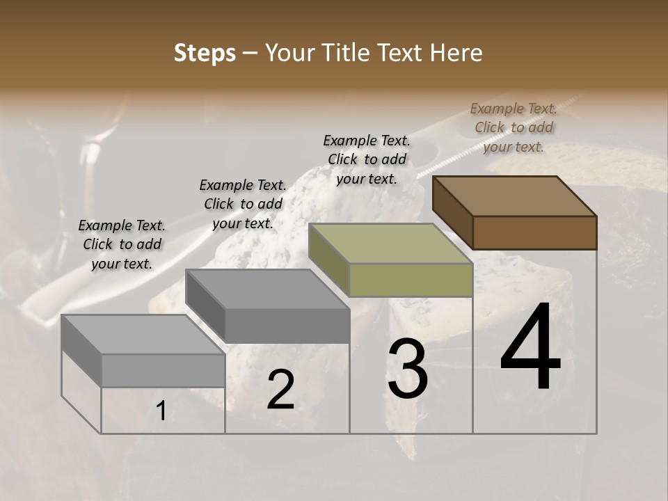 Stone Appetizer Knife PowerPoint Template