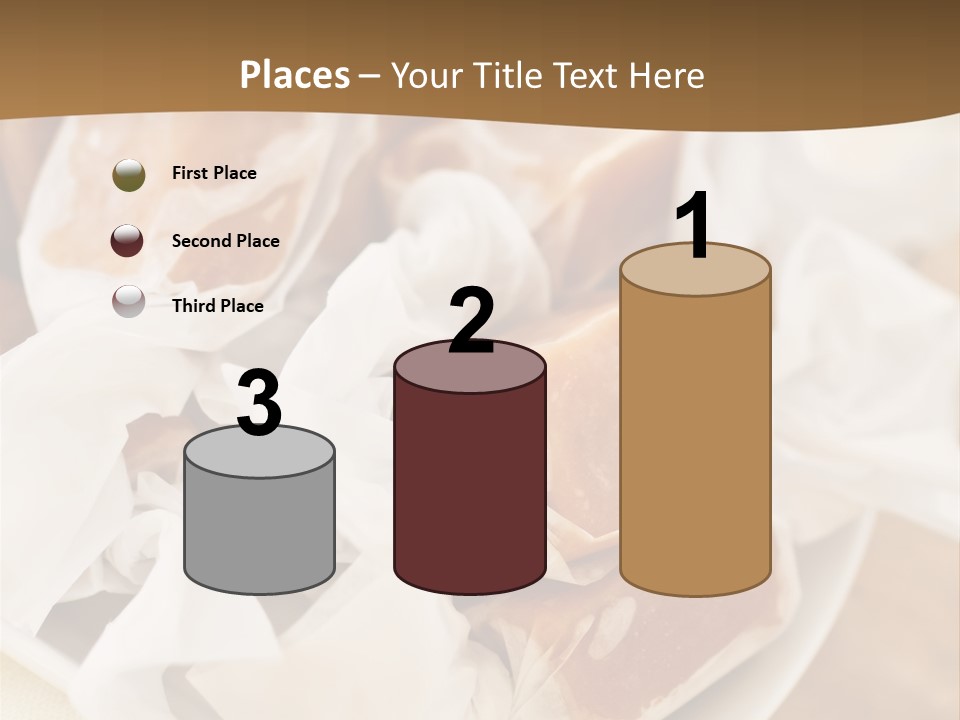 Wooden Candy Confection PowerPoint Template