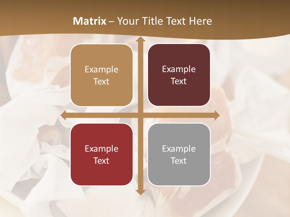 Wooden Candy Confection PowerPoint Template