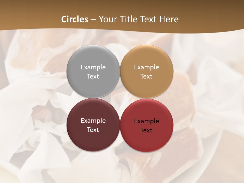 Wooden Candy Confection PowerPoint Template