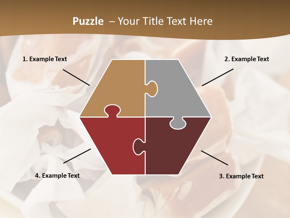 Wooden Candy Confection PowerPoint Template