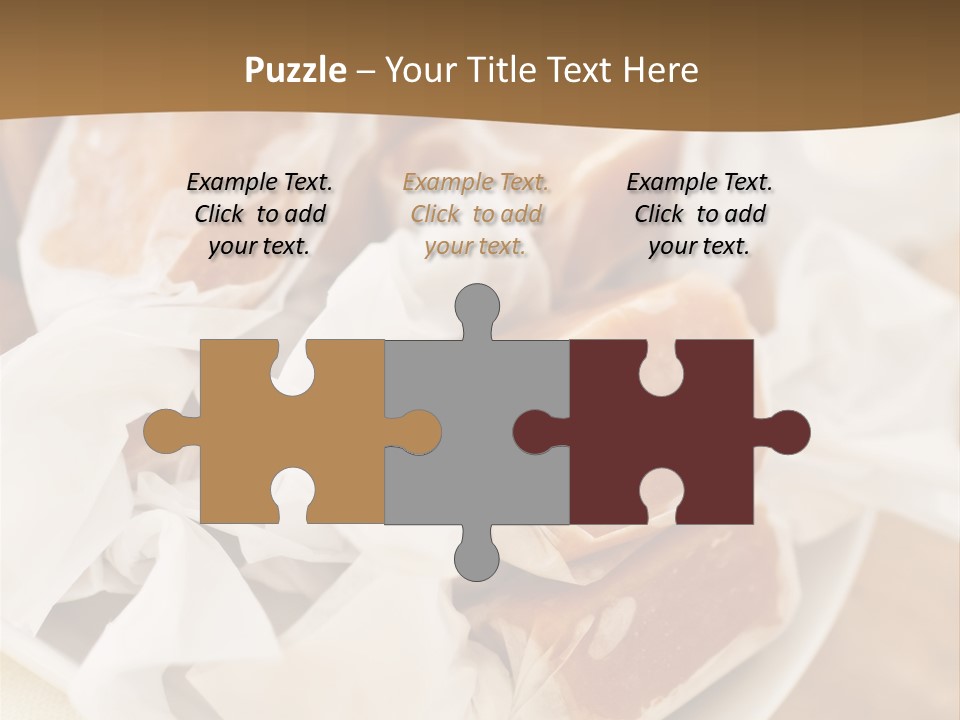 Wooden Candy Confection PowerPoint Template