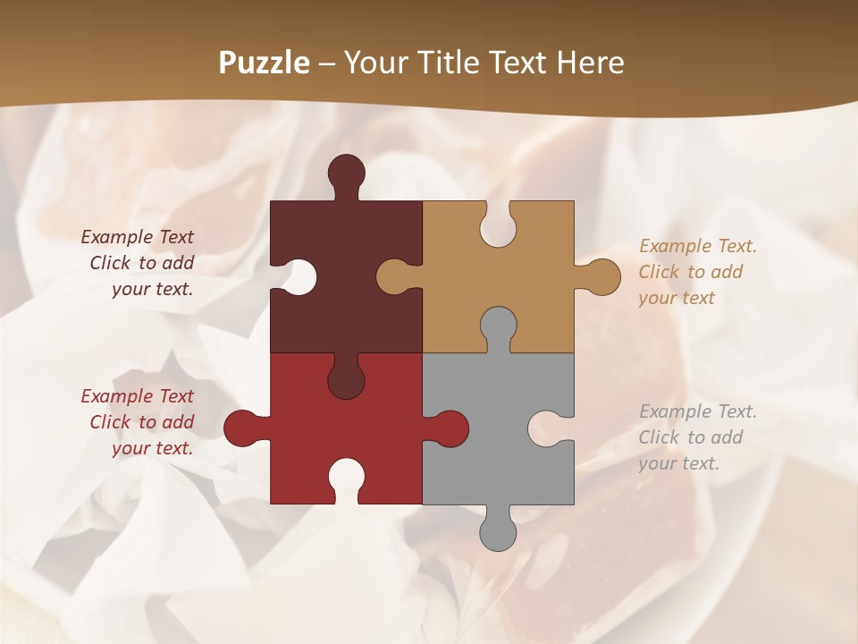 Wooden Candy Confection PowerPoint Template