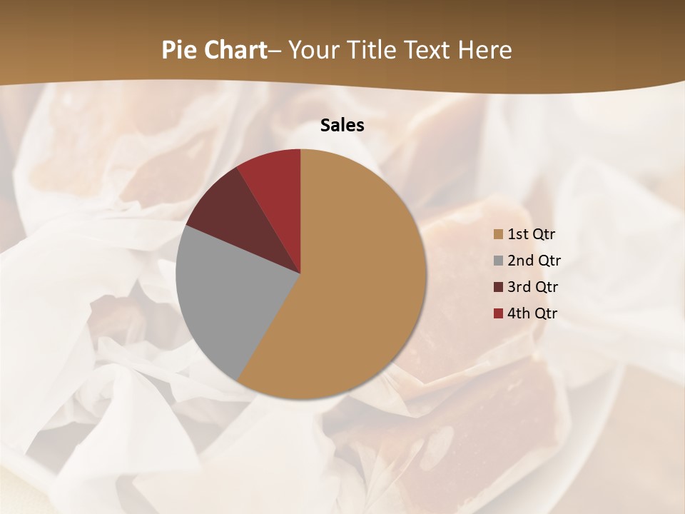 Wooden Candy Confection PowerPoint Template