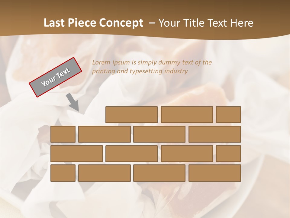 Wooden Candy Confection PowerPoint Template