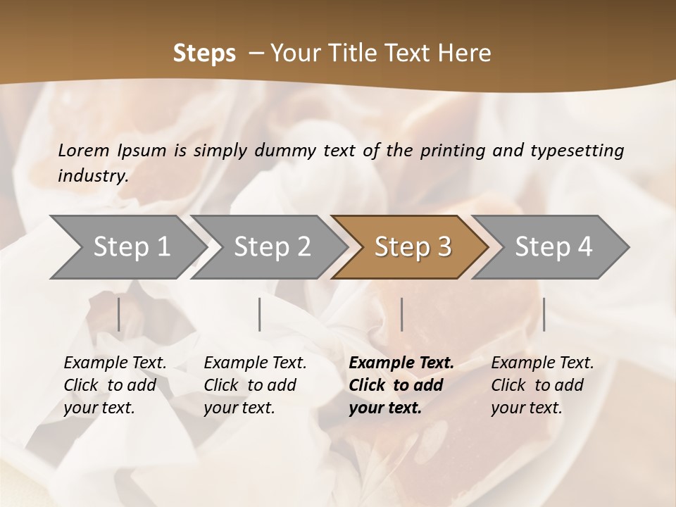 Wooden Candy Confection PowerPoint Template