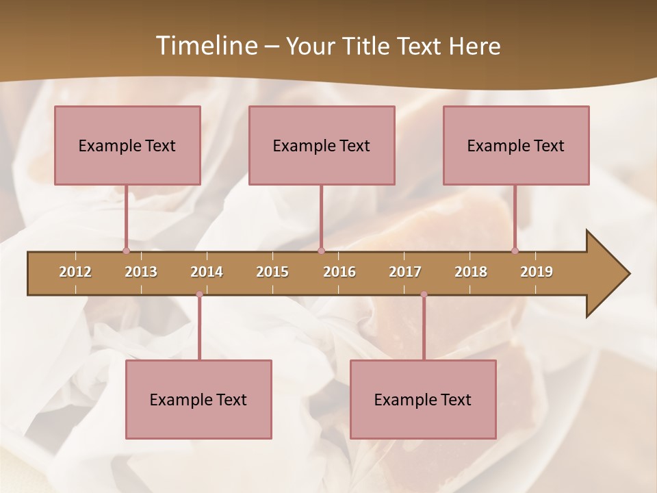 Wooden Candy Confection PowerPoint Template
