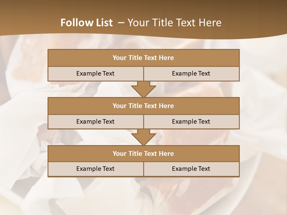 Wooden Candy Confection PowerPoint Template