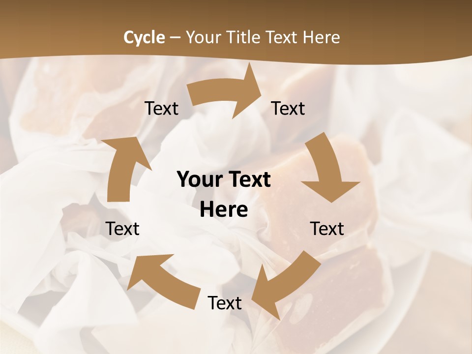 Wooden Candy Confection PowerPoint Template