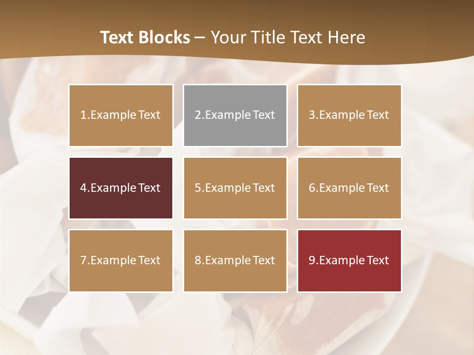 Wooden Candy Confection PowerPoint Template