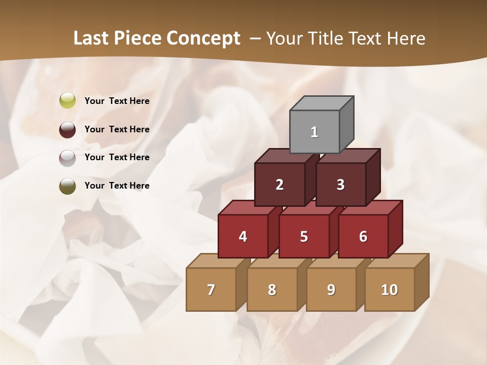 Wooden Candy Confection PowerPoint Template