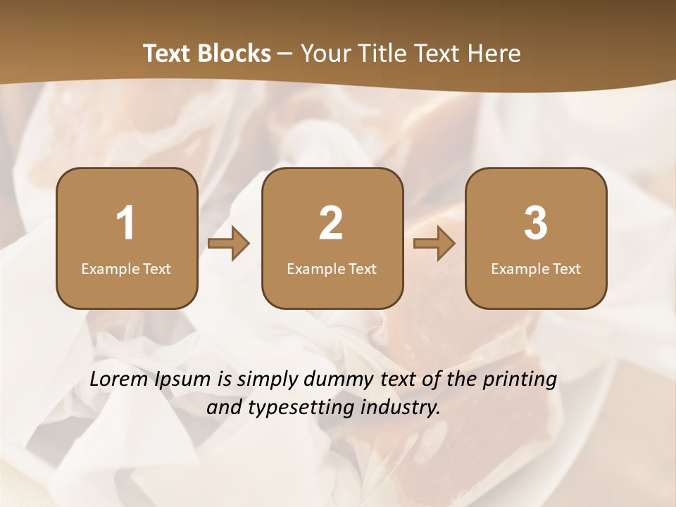 Wooden Candy Confection PowerPoint Template