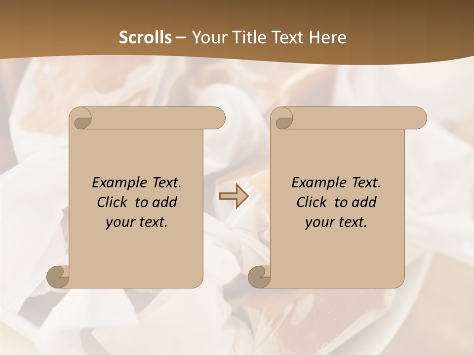 Wooden Candy Confection PowerPoint Template
