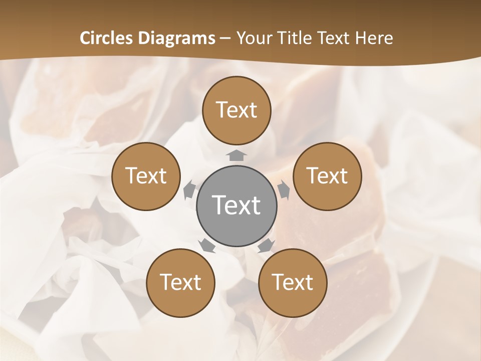 Wooden Candy Confection PowerPoint Template