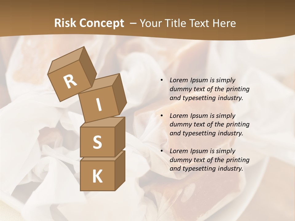 Wooden Candy Confection PowerPoint Template