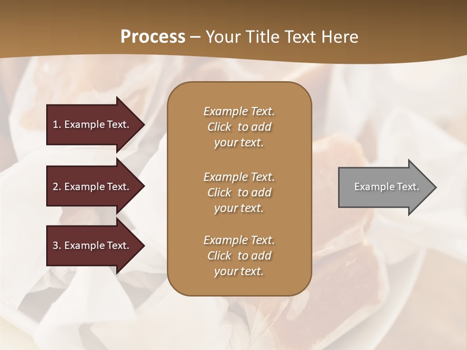 Wooden Candy Confection PowerPoint Template