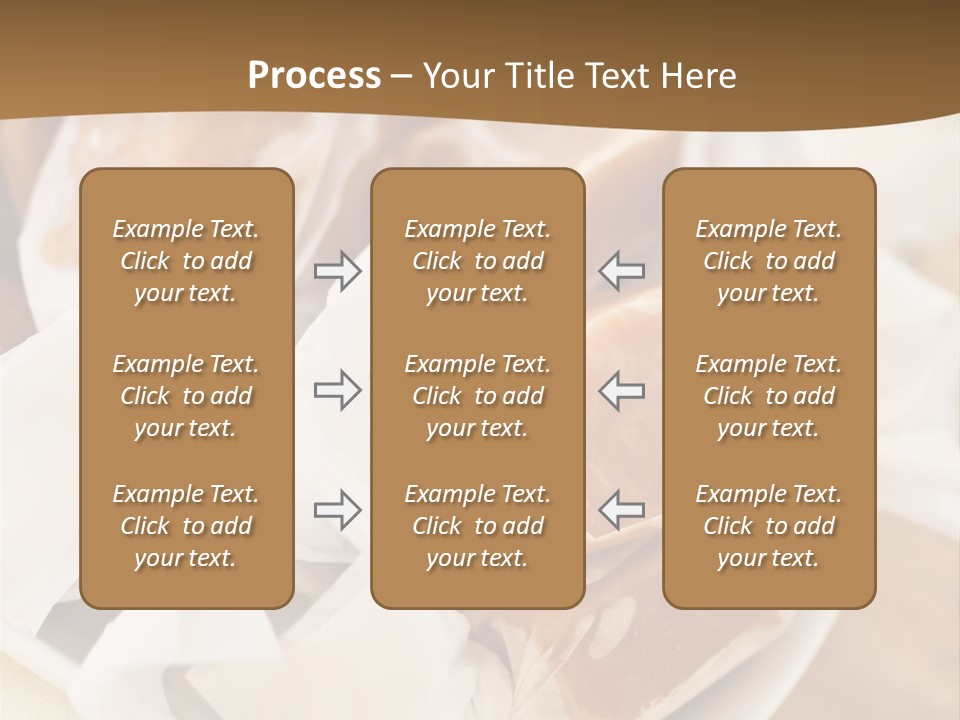 Wooden Candy Confection PowerPoint Template