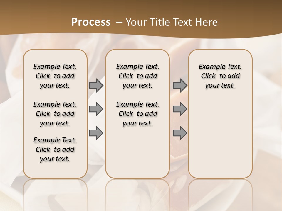Wooden Candy Confection PowerPoint Template