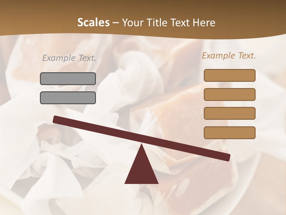 Wooden Candy Confection PowerPoint Template