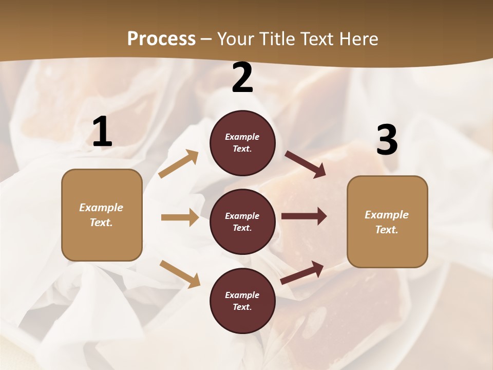 Wooden Candy Confection PowerPoint Template