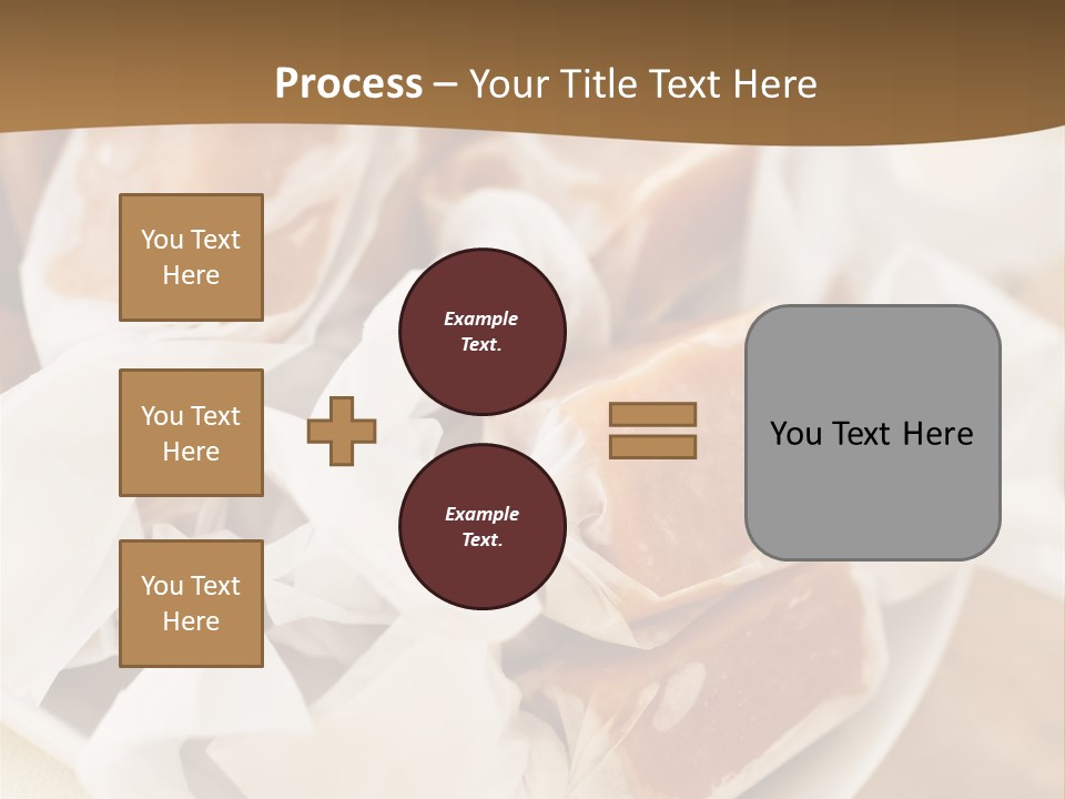 Wooden Candy Confection PowerPoint Template