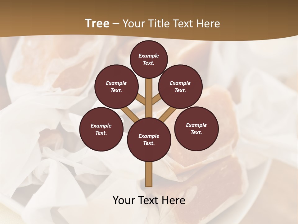 Wooden Candy Confection PowerPoint Template