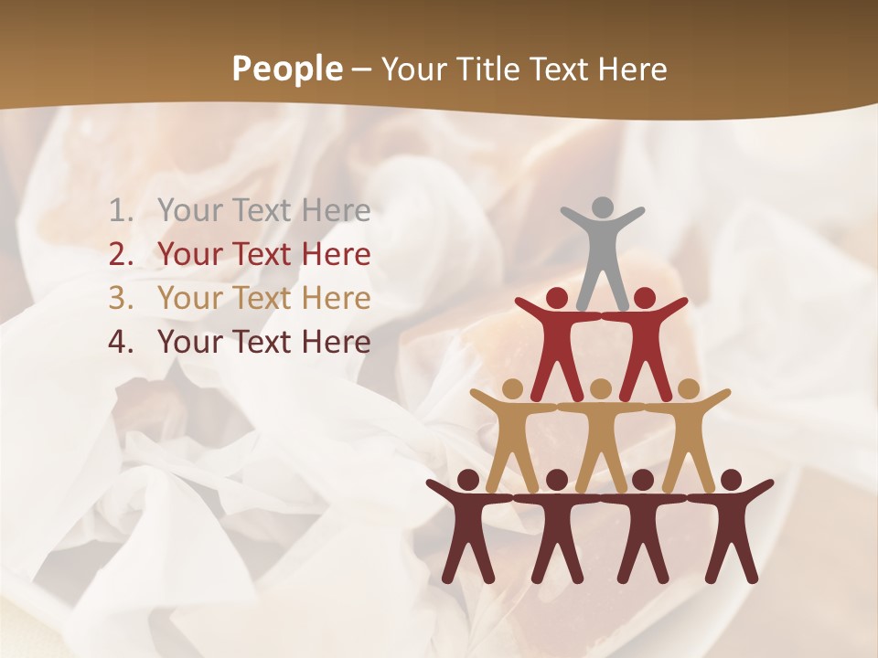 Wooden Candy Confection PowerPoint Template