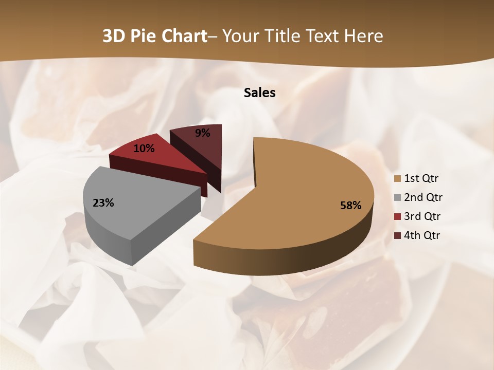 Wooden Candy Confection PowerPoint Template