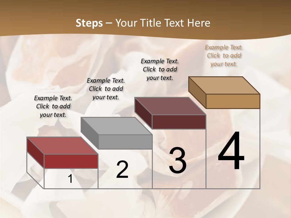 Wooden Candy Confection PowerPoint Template