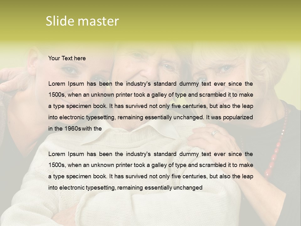 Young Face Generation PowerPoint Template