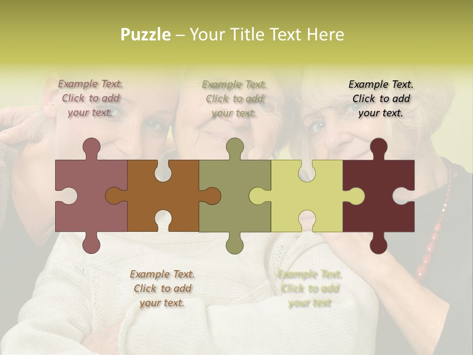 Young Face Generation PowerPoint Template